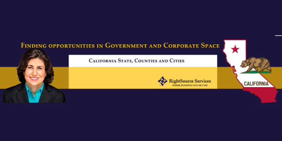 Finding opportunities in Government and Corporate Space (California State, Counties and Cities)