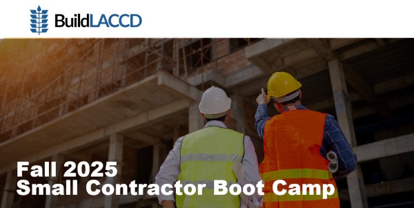 BuildLACCD Small Contractor Boot Camp 2025