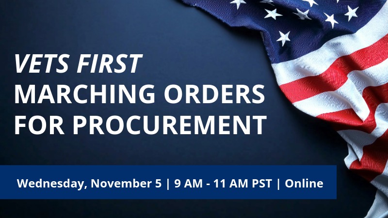 Vets First Marching Orders for Procurement