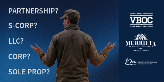 Image of a Veteran questioning the types of business set ups