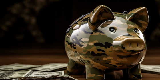 Camo Piggy Bank