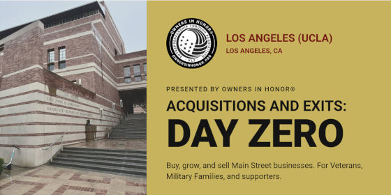 Owners in Honor Acquisitions and Exits Day Zero